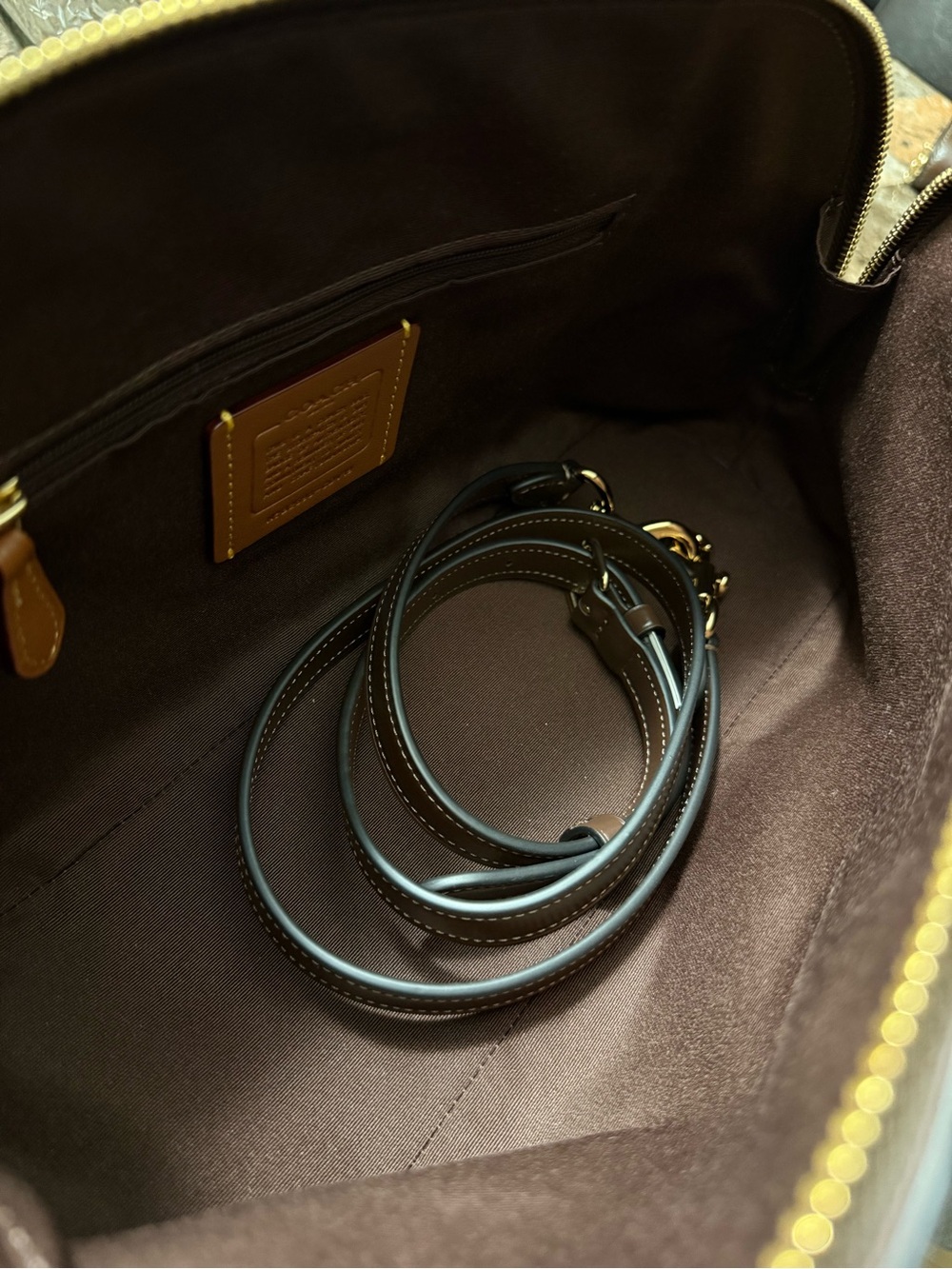 COACH Maple Lara Satchel bag - Picture 6 of 9